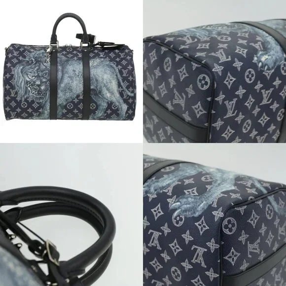 LOUIS VUITTON Monogram savanna Keepall Bandouliere 45 Boston M54129 Auth 33473S - Picture 13 of 15